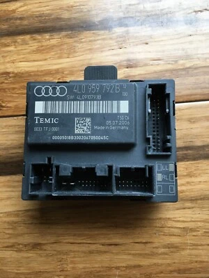 Módulo de control de puerta del lado del pasajero delantero derecho Audi Q7 2007-2009 4L0959792B OEM Foto 1 de 4