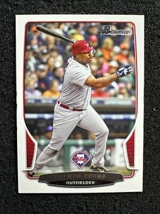 Delmon Young #197 2013 Bowman cantidad Philadelphia Phillies - Imagen 1 de 3