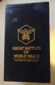 Great Battles of World War II 2 : Victory In The Pacific 4-VHS Box Set 1987 VG - Picture 1 of 12