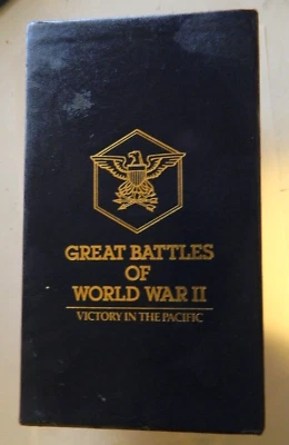 Great Battles of World War II 2 : Victory In The Pacific 4-VHS Box Set 1987 VG - Image 1 of 4