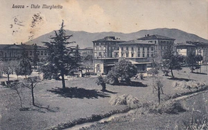 C17117-(TOSCANA),LUCCA VIALE MARGHERITA, SOPRASTAMPA 20c. SU 15 c. MICHETTI,1927 - Picture 1 of 2