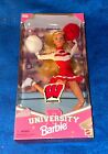 Poupée Barbie pom-pom girl édition spéciale de l'Université du Wisconsin 1996 Mattel #17195