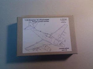 1/32 Kramer X-4 Ruhrstahl - 4 PS. Limited Edition Resin Kit  - Bild 1 von 4