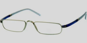 Gafas rectangulares de titanio Rodenstock 4723 C azul/plata SK111 SS 05 - Imagen 1 de 3