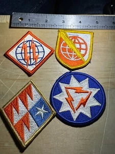 1960s/1970s/1980s? 4-US ARMY PATCHES-Various Signal Corps Units-ORIGINALS! - Picture 1 of 14
