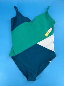 Neu mit Etikett Summersalt Marina Seaglass One Piece Übergröße USA 20 - Bild 1 von 4
