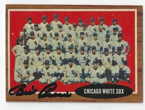 Autogrammkarte Billy Pierce Chicago White Sox 1962 Topps #113 mit COA - Bild 1 von 1