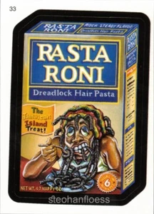 Topps Wacky Packages 2006: pegatina totalmente nueva serie 3 #33 Rasta Roni - Imagen 1 de 1