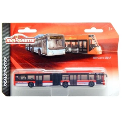 MAN Lion's City G Articulated Bus 24/7 Majorette Transporter 389 giocattolo s... - Immagine 1 di 2