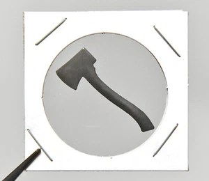 VINTAGE GROSSES AXT DESIGN MOTIV TABAK ANHÄNGER - Bild 1 von 3