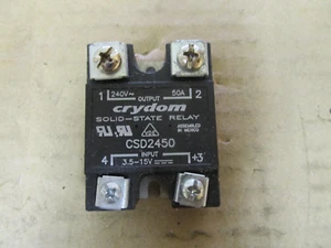 CRYDOM RELÈ STATO SOLIDO CSD2450 240V 50A AMP - Foto 1 di 3