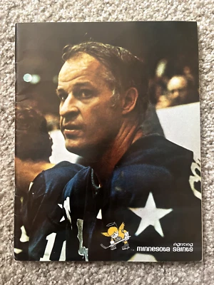 Minnesota Fighting Saints WHA magazine program 1974 - Image 1 of 4