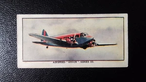 MARS LTD 1938. FAMOUS AREOPLANES, PILOTS,AND AIRPORTS. NO 43.  AIRSPEED "ENVOY". - Picture 1 of 2