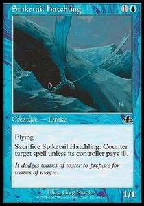 *MRM* FR/VF 4x Jeune dracodard ( Spiketail Hatchling ) MTG PCY - Foto 1 di 1