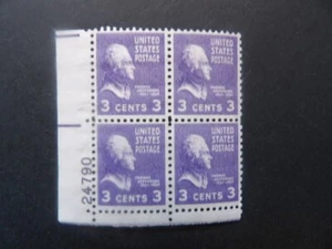 #807 3c Thomas Jefferson Plate Block #24790 LL MNH OG VF #1 - Picture 1 of 1