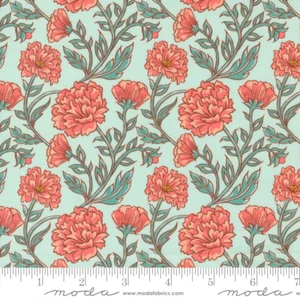 Cadence Allegro Florals Sky by Crystal Manning for Moda 1/2 Yard - Picture 1 of 1