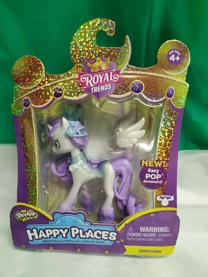 Shopkins Happy Places Gemicorn Unicorn Royal Trends Pony NEW - Image 1 of 2
