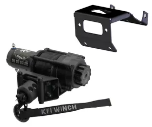 KFI HONDA RANCHER/FOREMAN/RUBICON 15-24 MOUNT STEALTH 2500 LB WINCH SYNTHETIC - Foto 1 di 1