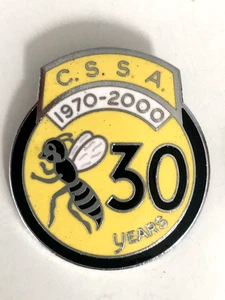 Coventry Bees Speedway Enamel "SUPPORTERS ASSOC" 30 Years Pin Badge - Picture 1 of 4