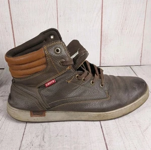 Levi's Hombres Botas Confort Talla 13 - Zapatos Marrón 51949209B - Sintético Superior Levi - Imagen 1 de 11