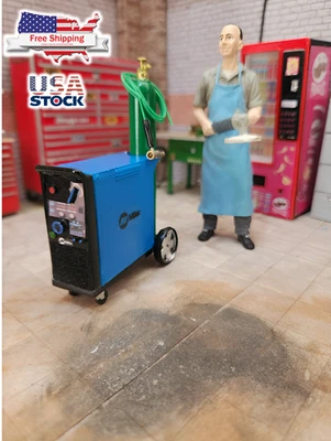 MIG Welding Machine 1/18 Scale Diorama Garage - Image 1 of 4