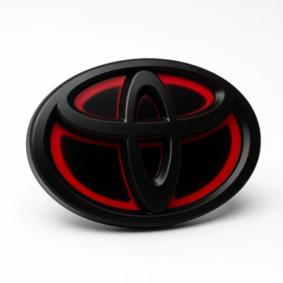 🔥HYBRID CAMRY PRIUS HIGHLANDER🔥🔥 Radiator GRILLE EMBLEM 7531047010 红色 黑色 — 第 1/4 张图片