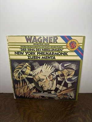Wagner Orchestral Music Der Ring Des Nibelungen Vinyl Record Zubin Mehta CBS Foto 1 de 4