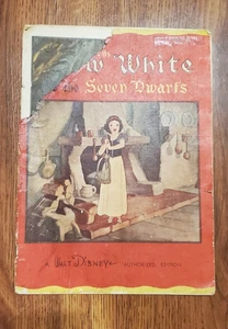 1938 Schneewittchen und die sieben Zwerge Whitman Disney Authorized Edition Vintage - Bild 1 von 5