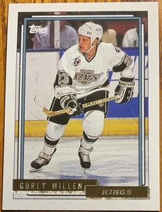 1992-93 Topps Gold Corey Millen #326 Los Angeles Kings - Imagen 1 de 2