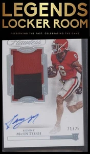 Parche de novato automático Panini Flawless Collegiate Kenny McIntosh 2023/25 - Imagen 1 de 2