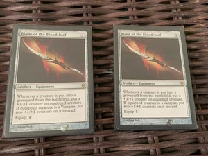 Magic The Gathering- Blade of the Bloodchief - Zendikar Original - EX/NM x2 - Picture 1 of 1