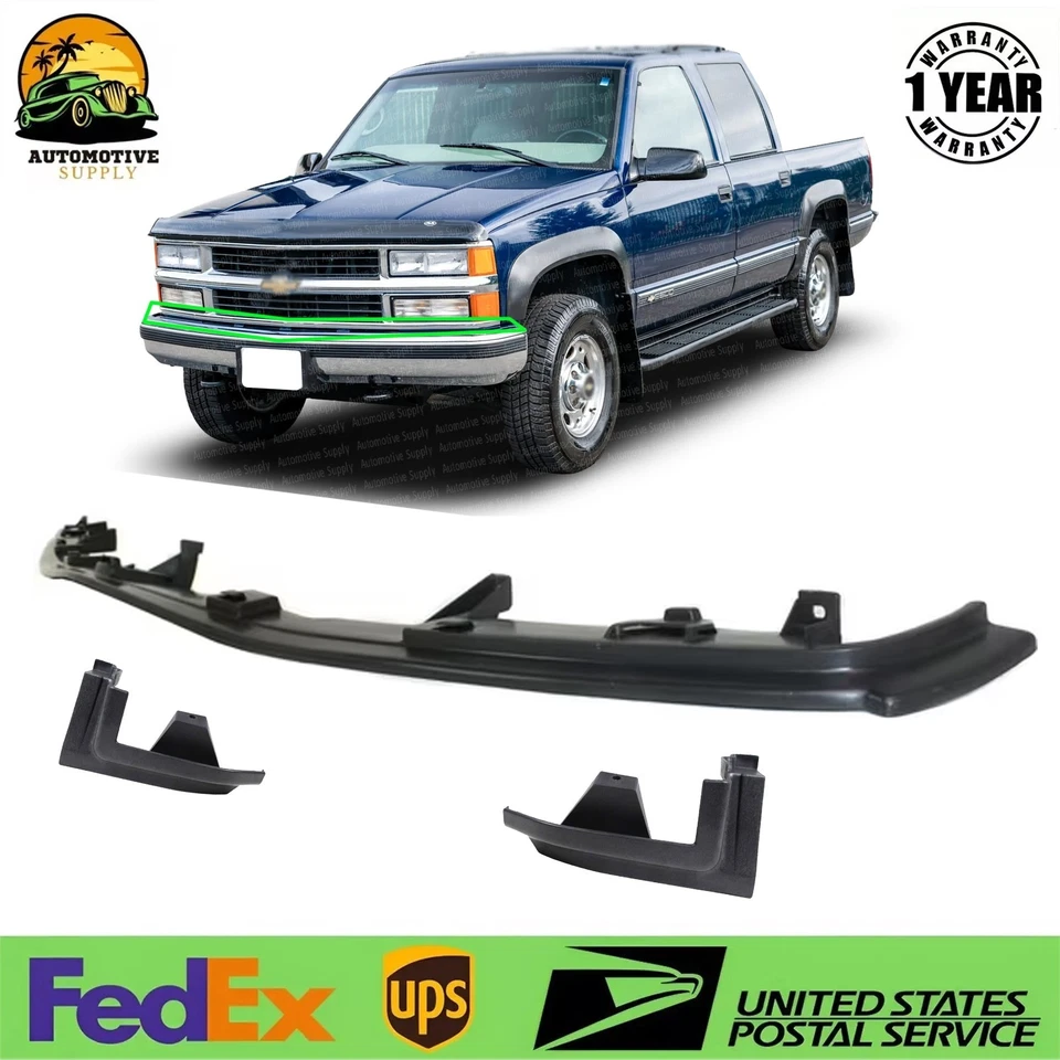 Conjunto de extensão de enchimento e enchimento de para-choque dianteiro para picape Chevy GMC C/K Series 94-00 - Imagem 1 de 4