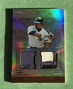 2011 TOPPS TRIBUTE REGGIE JACKSON DUAL GAME USED PATCHES /24 NY YANKEES EX - Picture 1 of 3