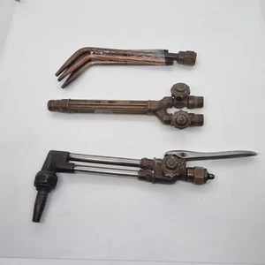 Oxy Acetylene Set Victor CA1350 Cutting Attachment 5 Brazing Tips, Gas Mixer VTG - Picture 1 of 24