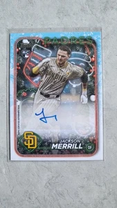 2024 Topps Holiday - Mega caja autógrafos Jackson Merrill #HAC-JM (AU, RC) - Imagen 1 de 2