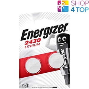2 Energizer Cr2430 Lithium Batteries 3v Coin Cell Dl2430 Ecr2430 Exp 2033 - Picture 1 of 1