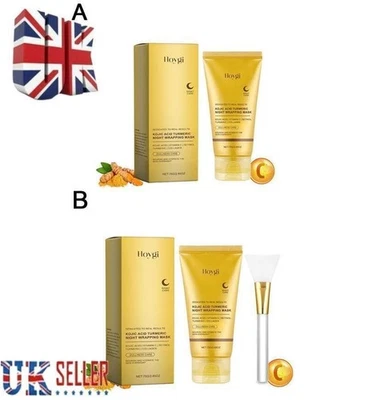 Kojic Acid Turmeric Collagen Peel-Off Mask - Night Wrapping Mask Fade Wrinkles - Image 1 of 4