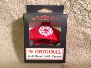 Embossed Fireman Beer Bottle Opener Starr X Maltese Cross Wall Mounted - Picture 1 of 6