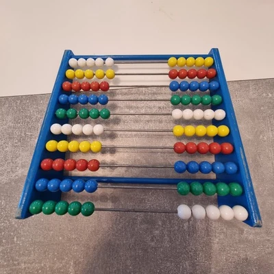 Rechenschieber Holz 100 Kugeln - Bild 1 von 2