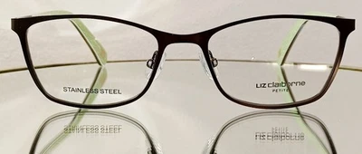 Anteojos Originales LIZ CLAIBORNE L446 09Q MARRÓN Nuevo Metal 49-17-135 Pequeños Foto 1 de 4
