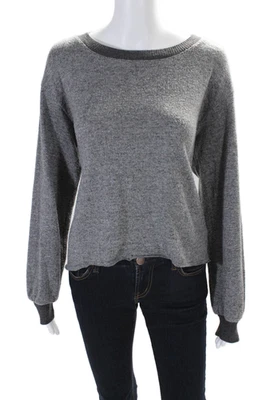 Project Social T Womens Long Sleeve Scoop Neck Oversized Sweater Gray Size Small - Image 1 of 4