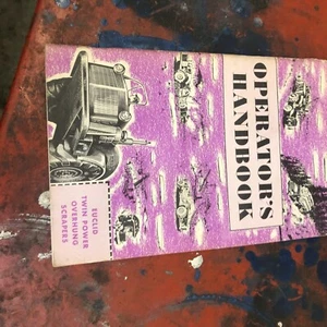 EUCLID SCRAPER OPERATION HANDBOOK TRUCK MANUAL GM - Bild 1 von 1