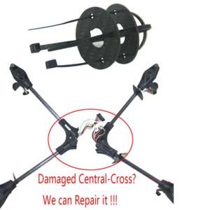 Carbon Fiber Plate Repair Kit Fixed Mount Fr Parrot Ar Drone 2.0 Central Cross X - Picture 1 of 6
