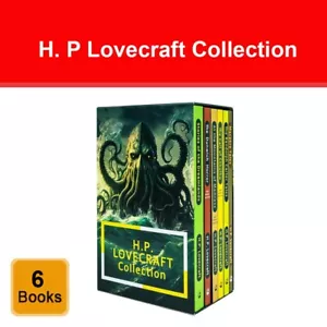 H P Lovecraft Collection 6 Books Set Macabre Tales, At Mountains of Madness - Picture 1 of 4