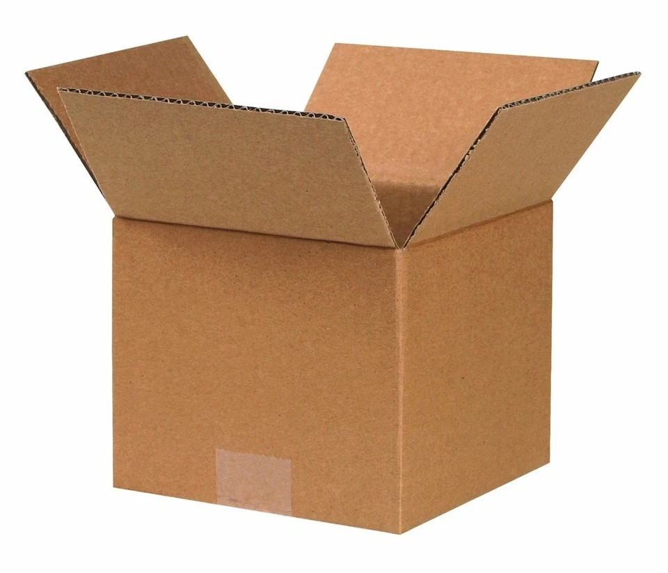 25 Pack 7x7x6 Corrugated Carton Cardboard Packaging Shipping Mailing Box Boxes - Image 1 of 1