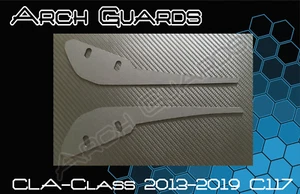 Fits Mercedes C117 CLA-Class & CLA45 AMG 13-19 Stone Protection Arch Mud Guards - Picture 1 of 5