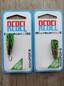 (2) Rebel Microcritters microPOP-R( Bull Frog Color) Nice!! - Picture 1 of 6