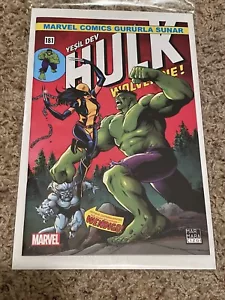 Hulk #181 Variante Cinar Nuovo di zecca Wolverine turco! Marvel - Foto 1 di 2