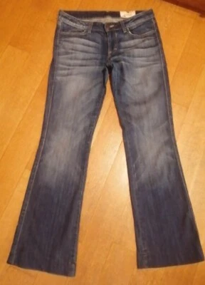 Pantalones de mezclilla lavados azules desgastados Siwy EE. UU. "Harley" talla 28 Foto 1 de 4