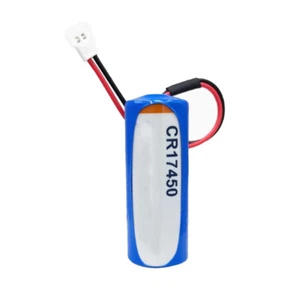 3V Batterie mit 51005 weiß Stecker Batterie CR17450 Wasserzähler 2200mAh Alarm - Bild 1 von 2